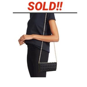 Valentino Cesare Sauvage Quilted Chain Wallet